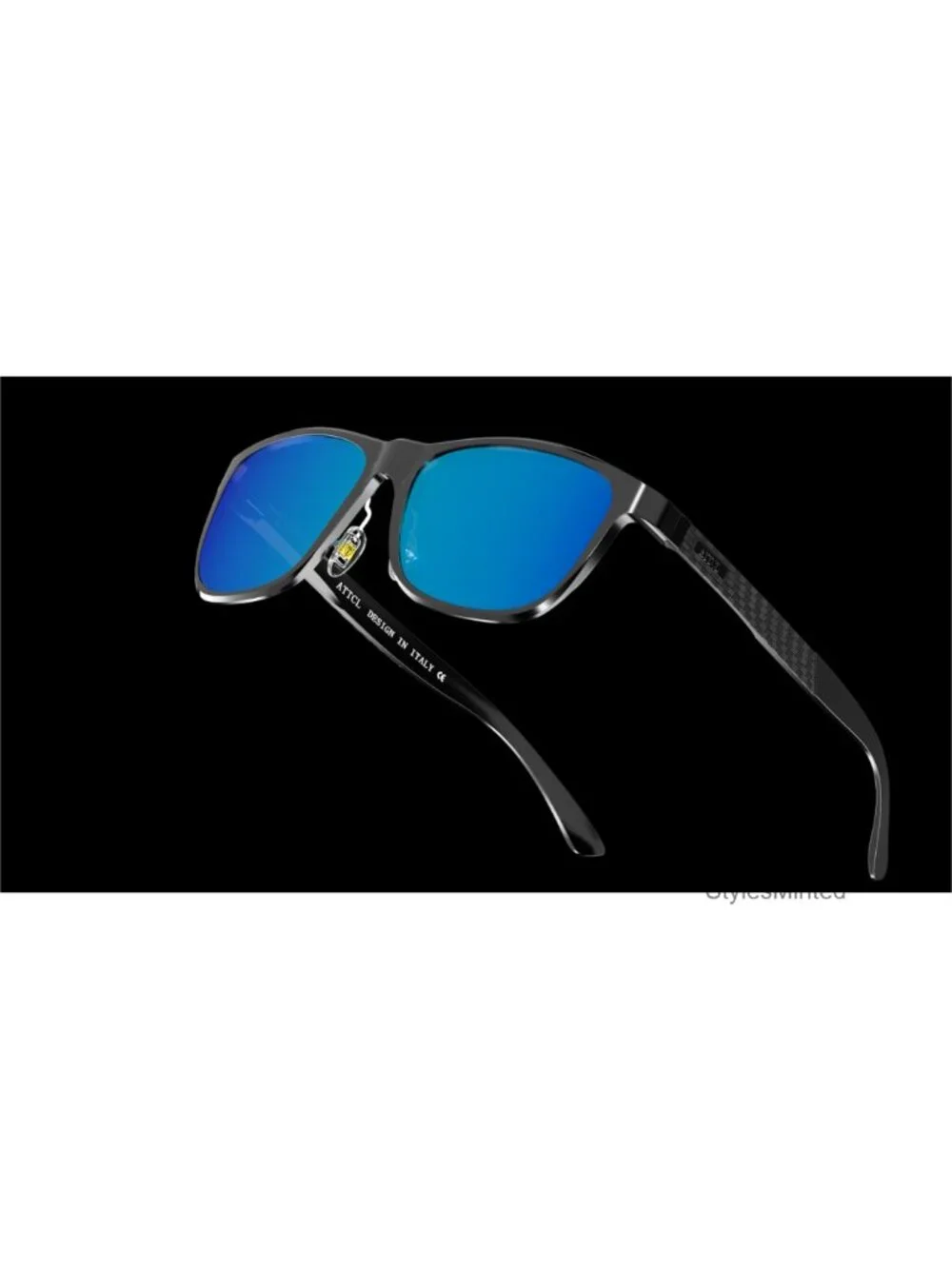Polarized Sunglasses for Driving UV400 Protection Lightweight Metal Rectangle